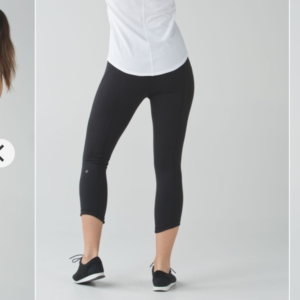 Lululemon‎ exquisite crop high rise black 2 - Picture 15 of 15